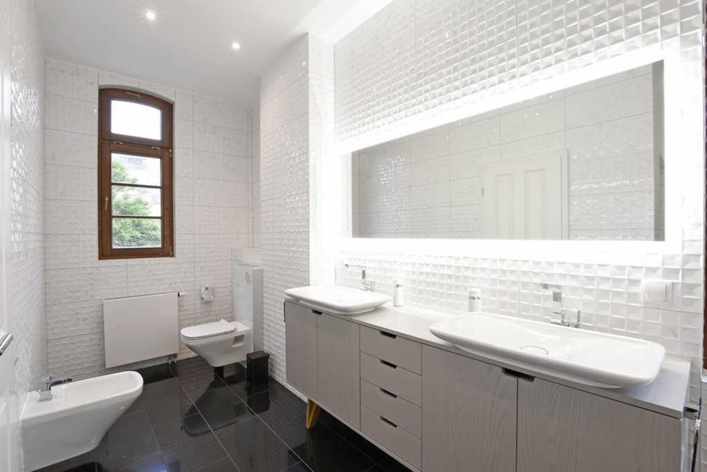6,5 Luxury Room Apartment - Central Zwickau - 3 Bedrooms - 2 Bathrooms Luaran gambar